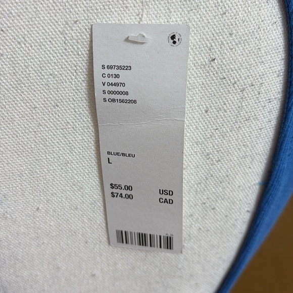 NWT Urban Outfitters Ribbed Blue Back Cut Out Dress Size L - Picture 9 of 16